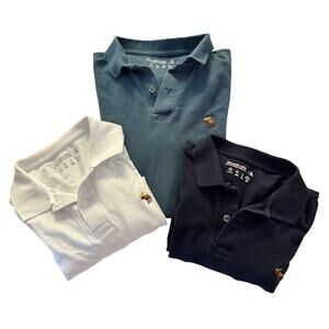 Abercrombie and Fitch Mens Polo Shirt Pack of 3 Size M